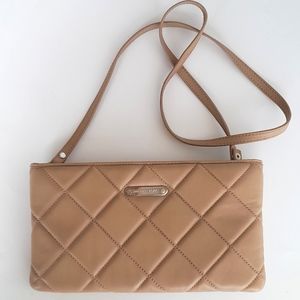 Michael Kors quilted crossbody clutch